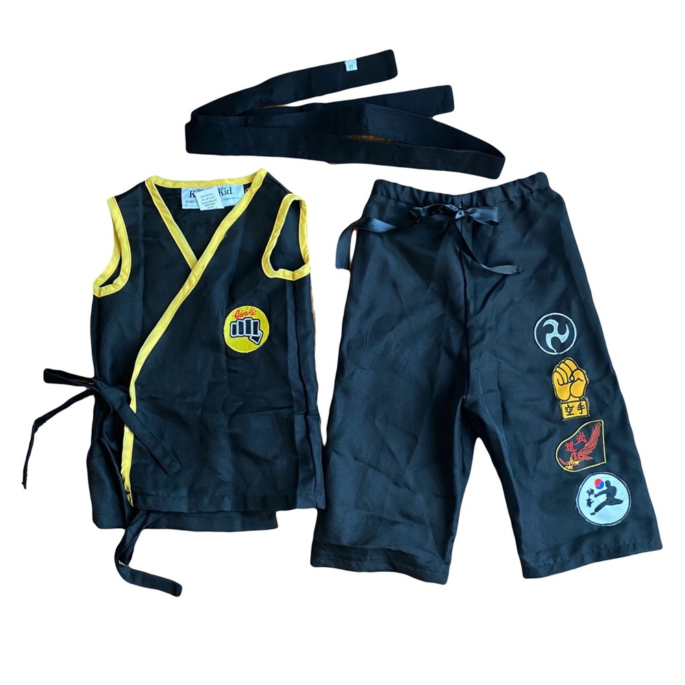 Cobra Kai Karate Kid 2T Toddler Kid Child Halloween Costume Martial Arts